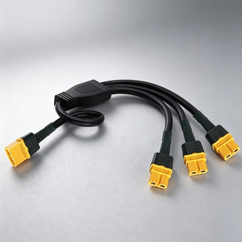 Power Charging Cord XT60H Splitter Cable, 35CM Wire for Battery Distribution