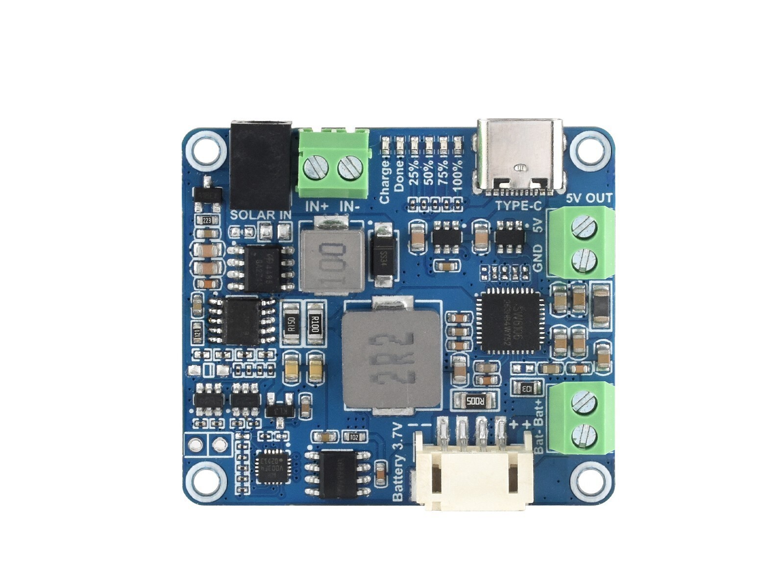 for Waveshare Solar Power Manager Module (D), Supports 6V~24V Solar Panel