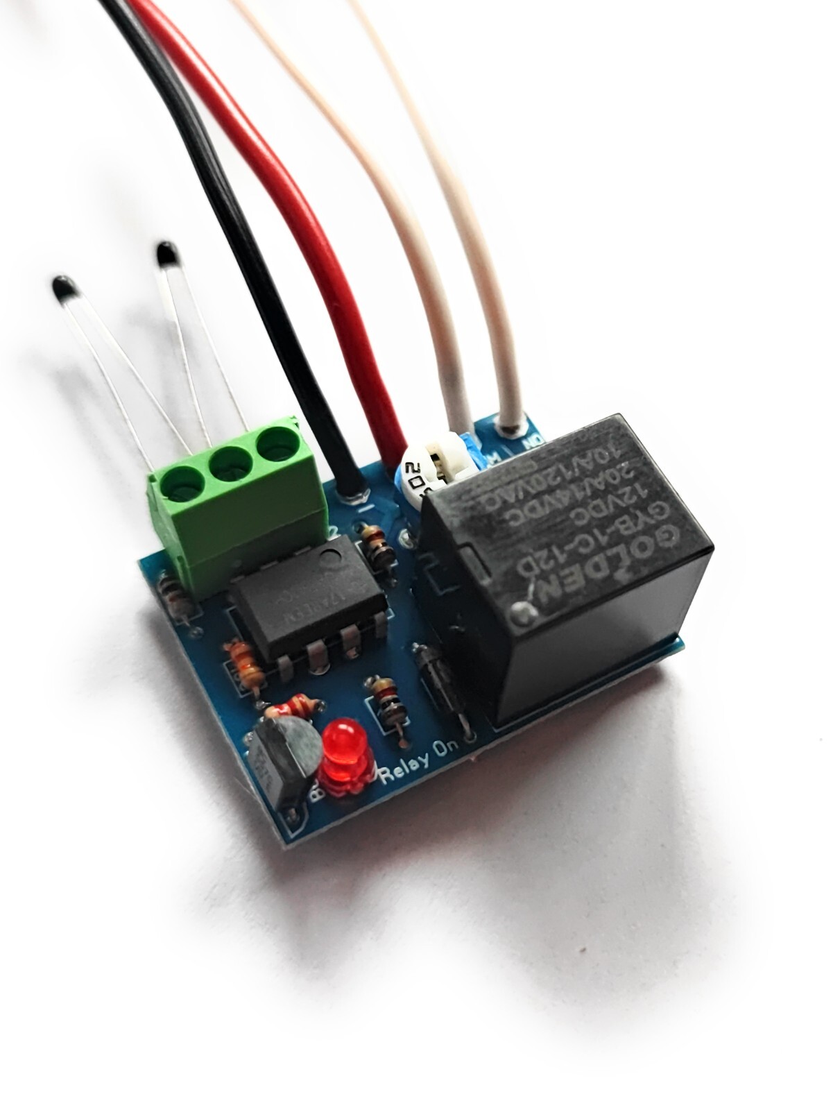 Home Solar Hot Water Heating Pump Controller 12V 10A Box Differential Thermostat