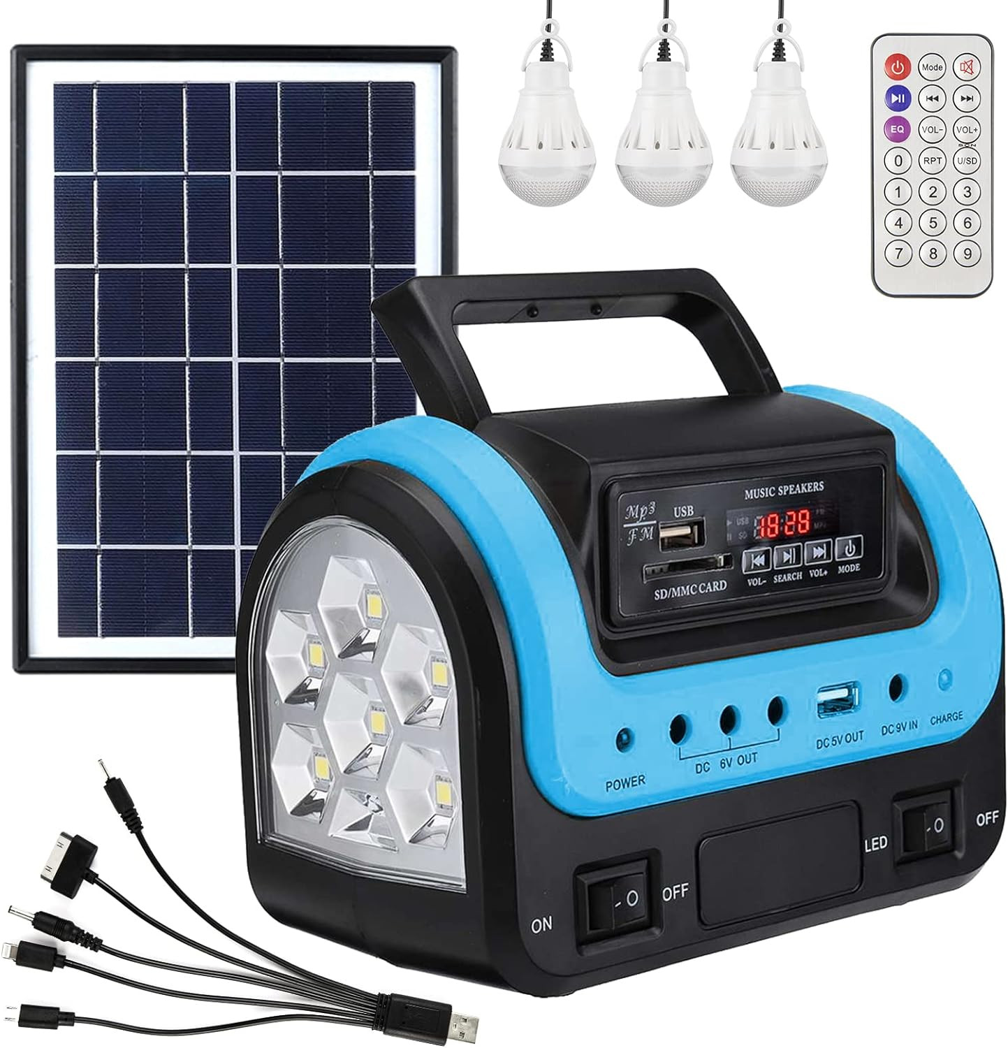 Portable Solar Generator with Panel,Small Power Station for Camping | Compact So