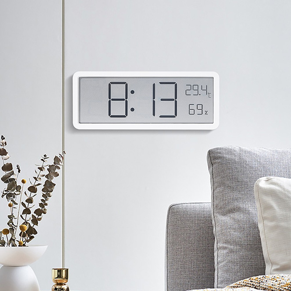 Automatic Adjustment Digital Wall Clock Clear Display Screen Intuitive Layout
