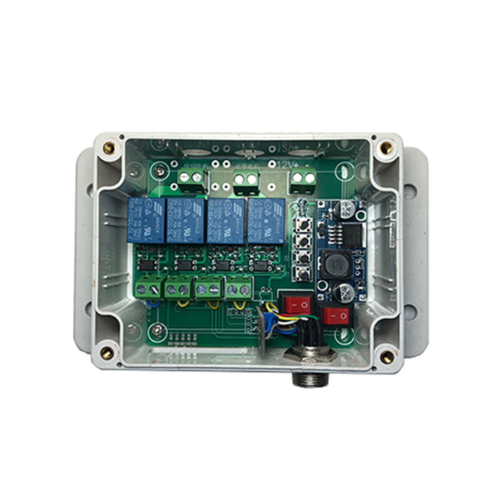 Dual-Axis Solar Tracker Controller Automatic Manual Working with Light Sensor