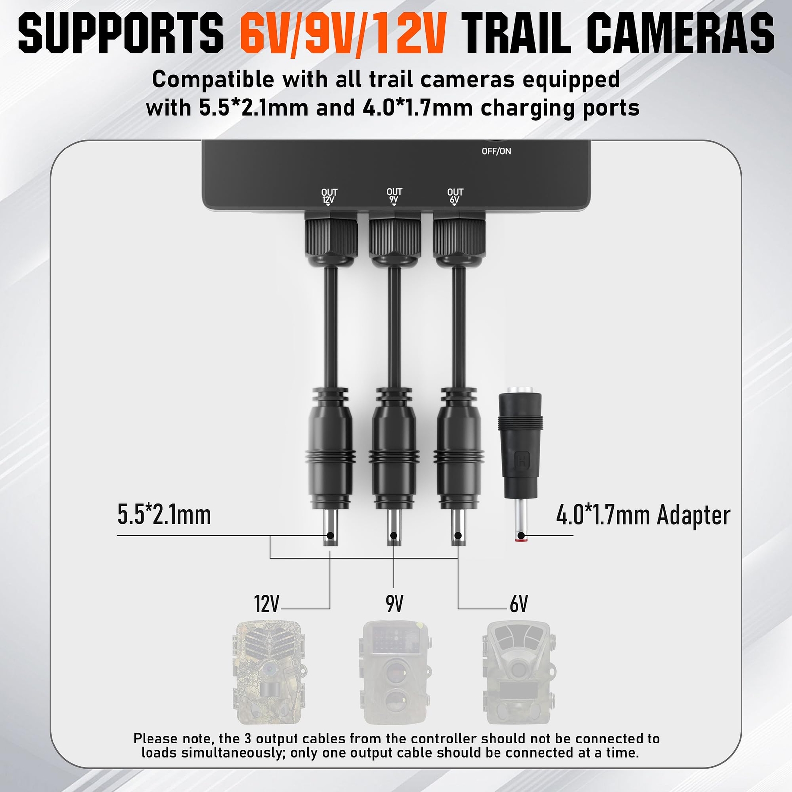Solar Panel For Trail Camera Solar Battery Charger With Controller And Builtin 4