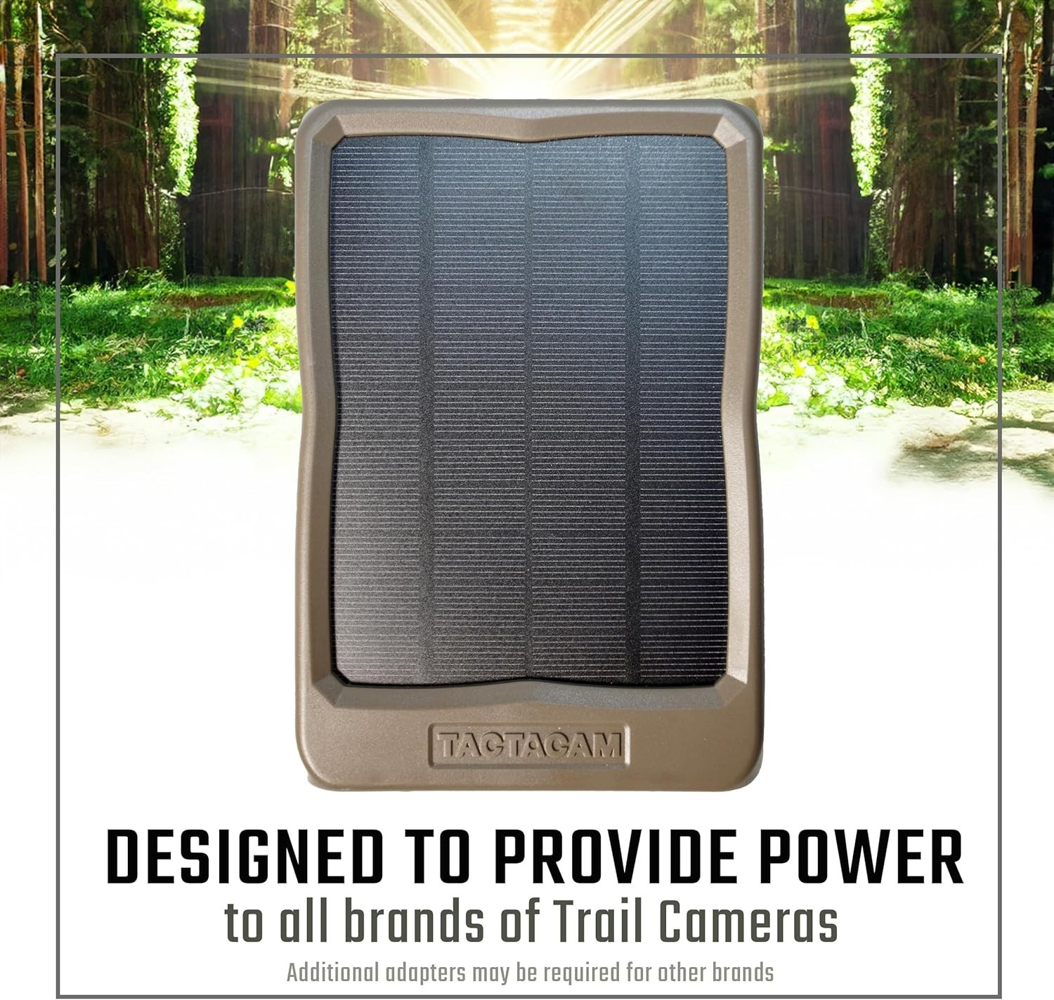 Reveal cellular camera tactacam external solar panel + battery pack bundle