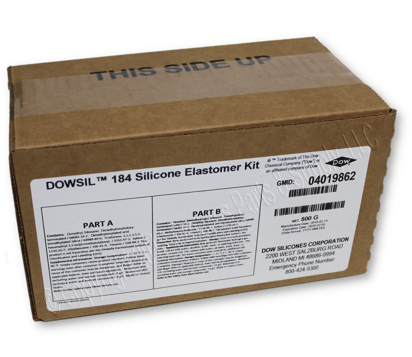 NEW DOWSIL Sylgard 184 Solar Cell Panel Silicone Elastomer Encapsulation Kit
