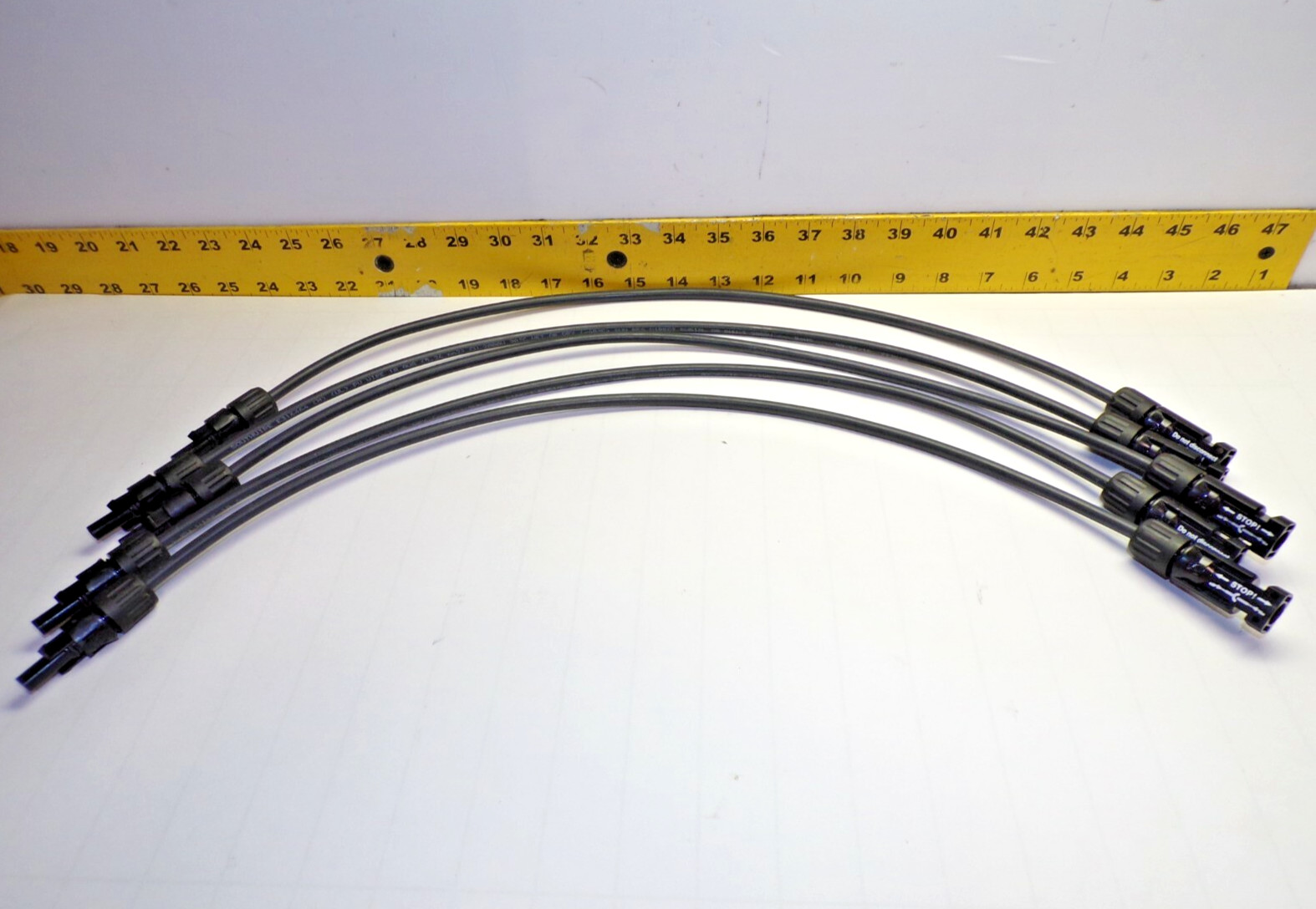 5) New 24″ Southwire 10 AWG (5.26 mm2) PV Wire Extension Cables E316464 LOT OF 5