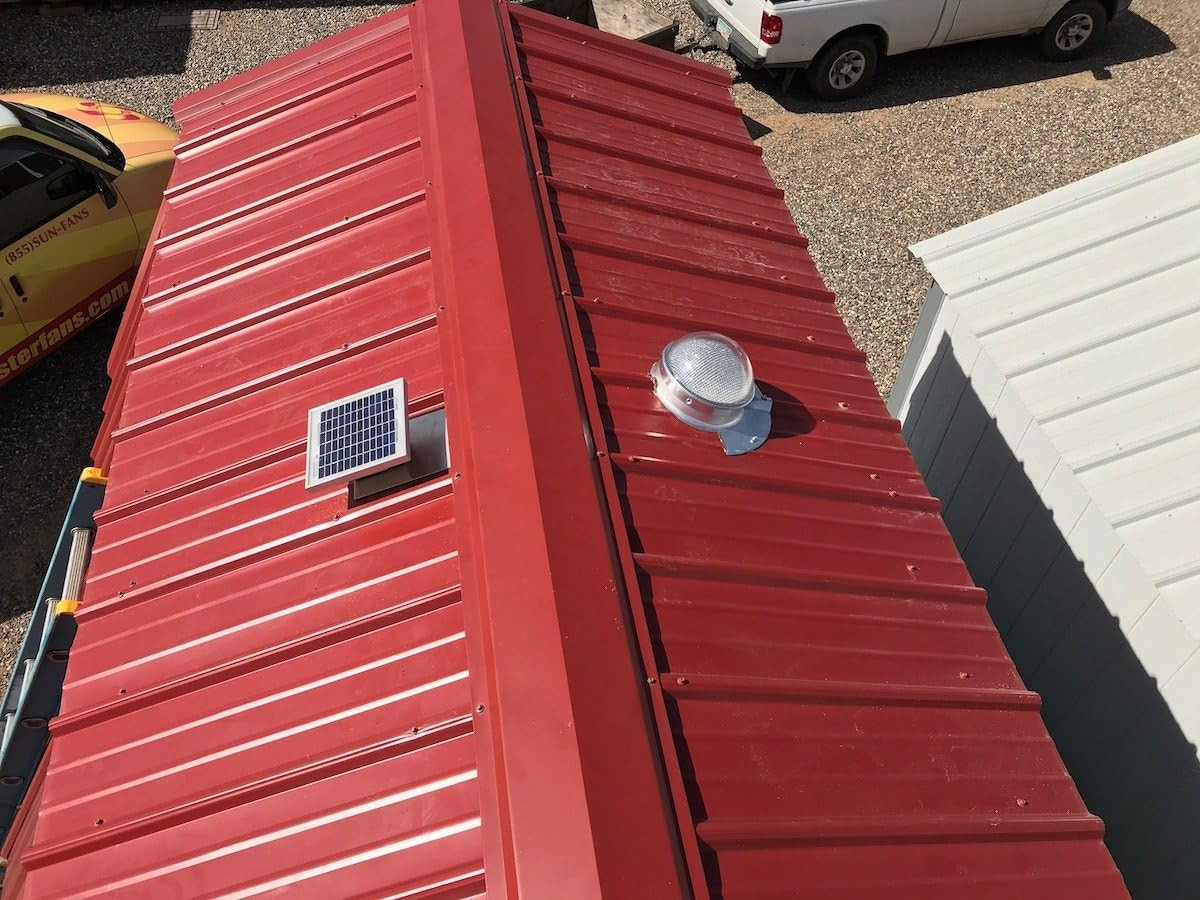 Solar Lightblaster for Metal-Roofed Sheds (Solar Tube Skylight for Shed Applicat