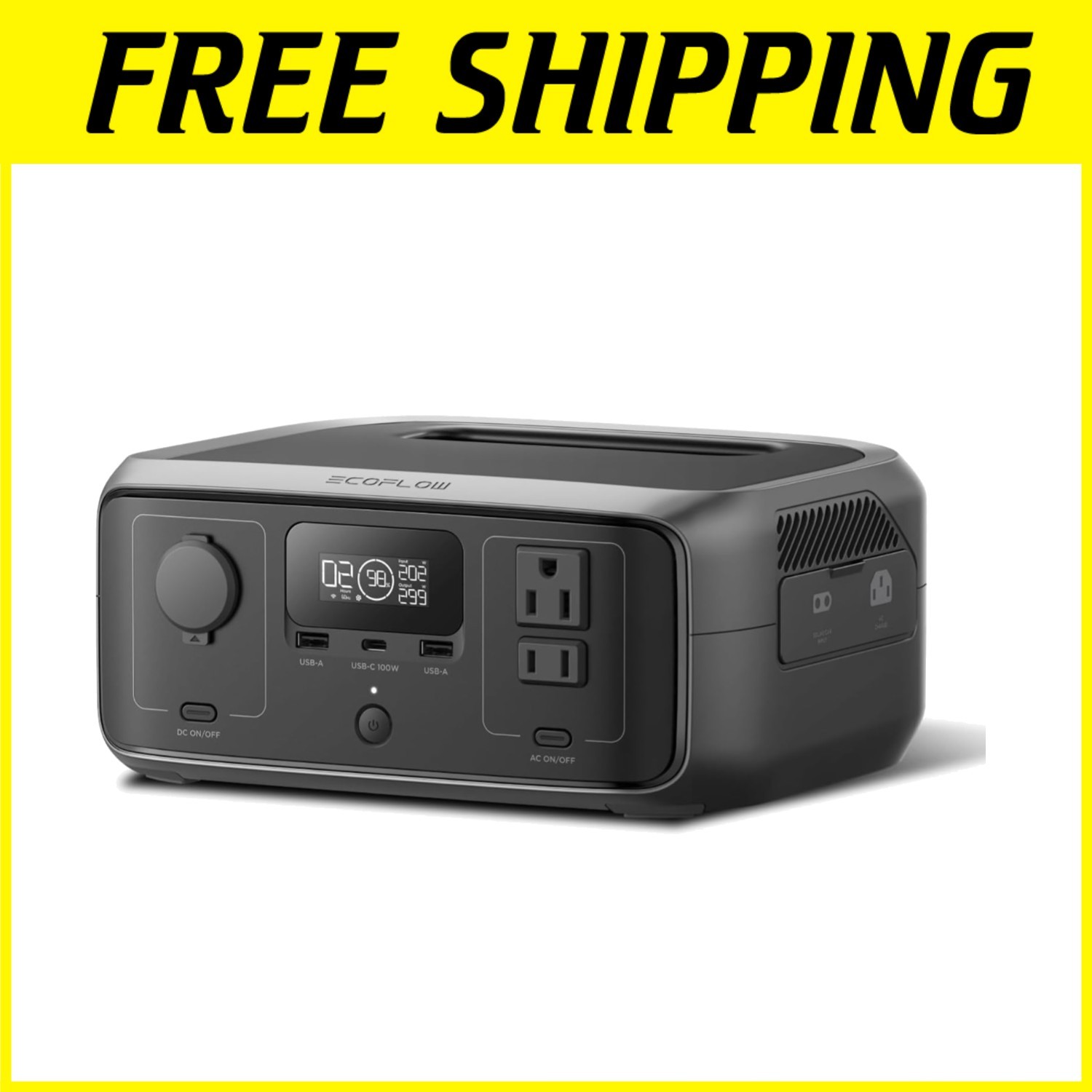 Portable Power Station RIVER 3 – Fast Charging