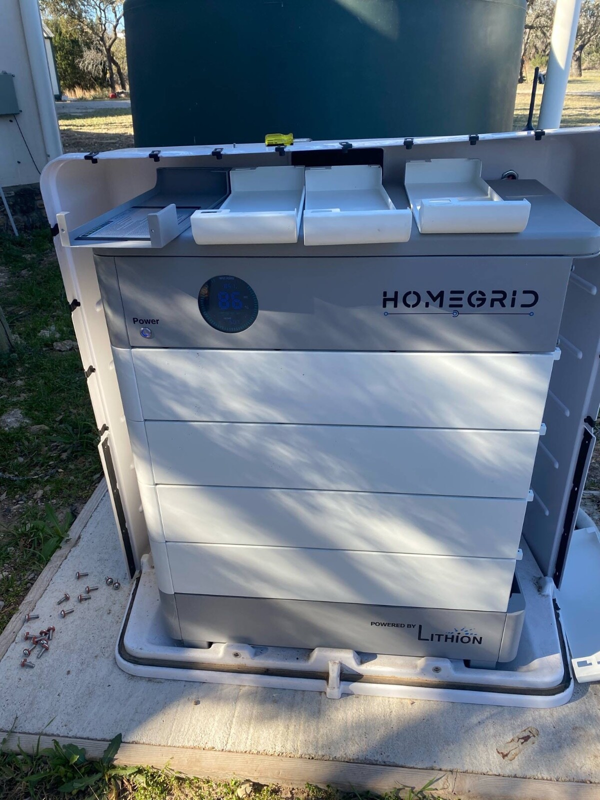 ONE (1) Lithion HomeGrid Stack’d Series 4.8kWh Module Batteries no BMS/Base
