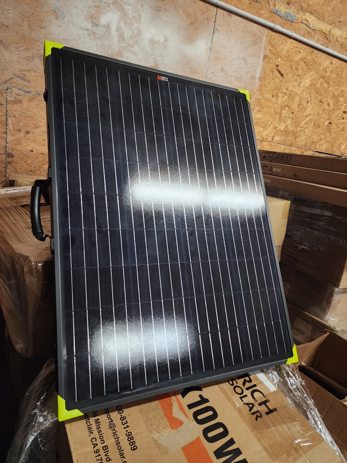 Rich Solar panel MODEL: RS- X200B PORTABLE SOLAR PANEL