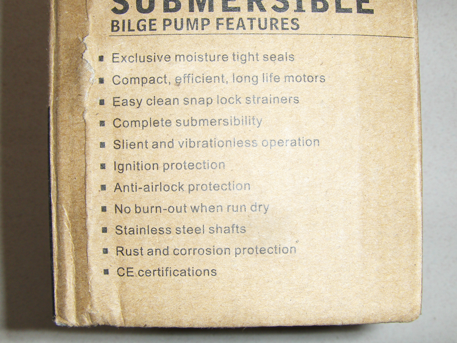 12 volt DC submersible pump 1100 GPH water fountain-marine bilge-solar-pond-RV