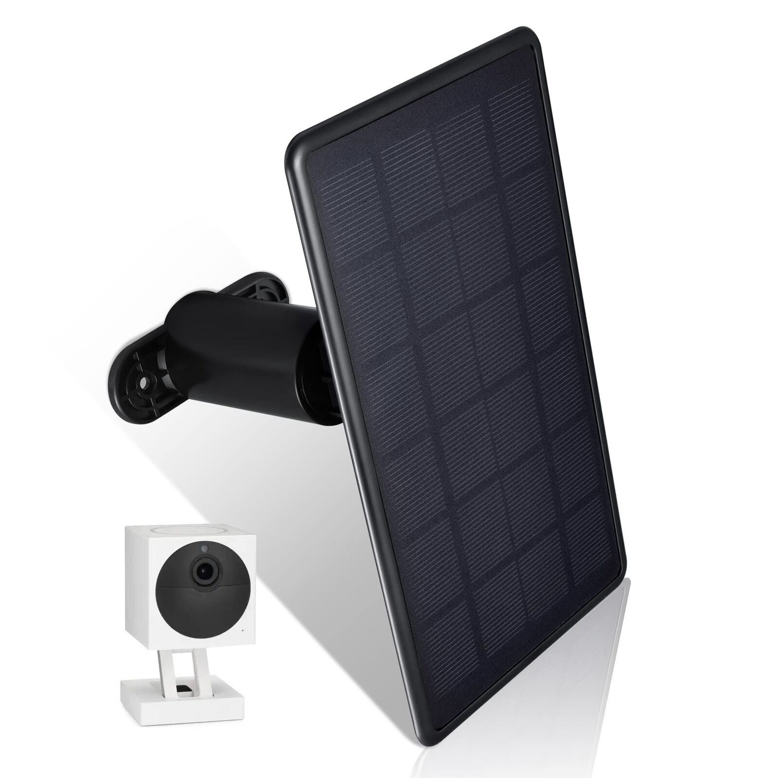 Wasserstein Solar Panel For Wyze Cam Outdoor V1/V2 (Camera NOT Included) – Black