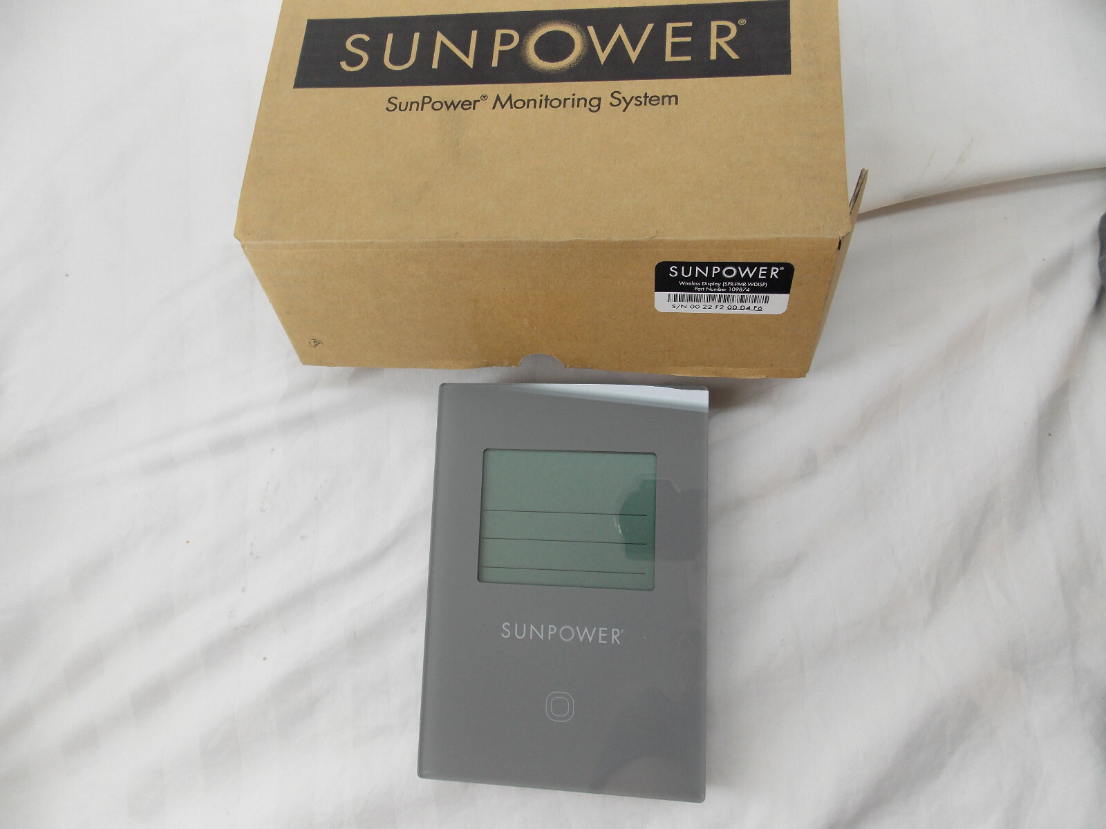 Sunpower 109874 (SPR-PMR-WDISP) Wireless Display Monitoring System