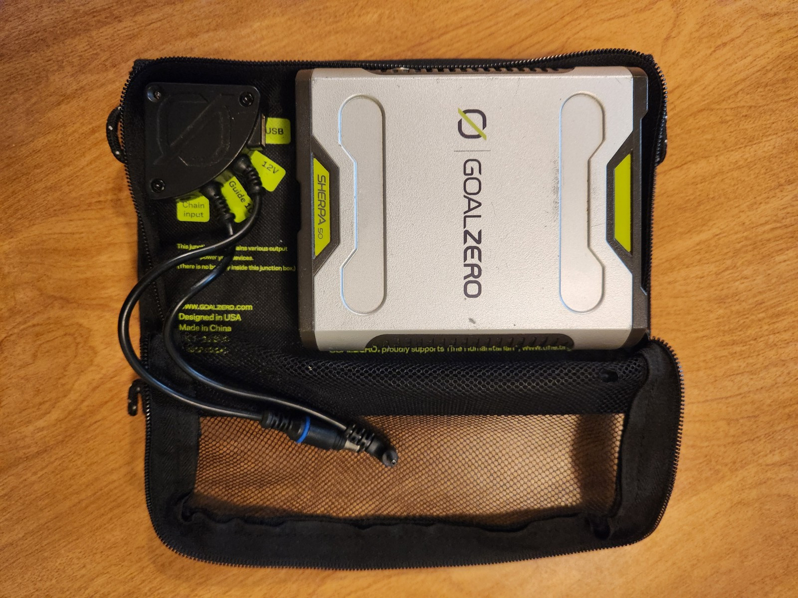 Goal Zero Sherpa 50 Portable Power Pack W/ Nomad 7 Portable Solar Panel