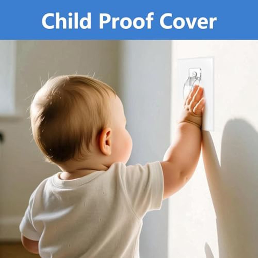 Light Switch Lock For Childproofing No Disassembly Required Snap-on Structure
