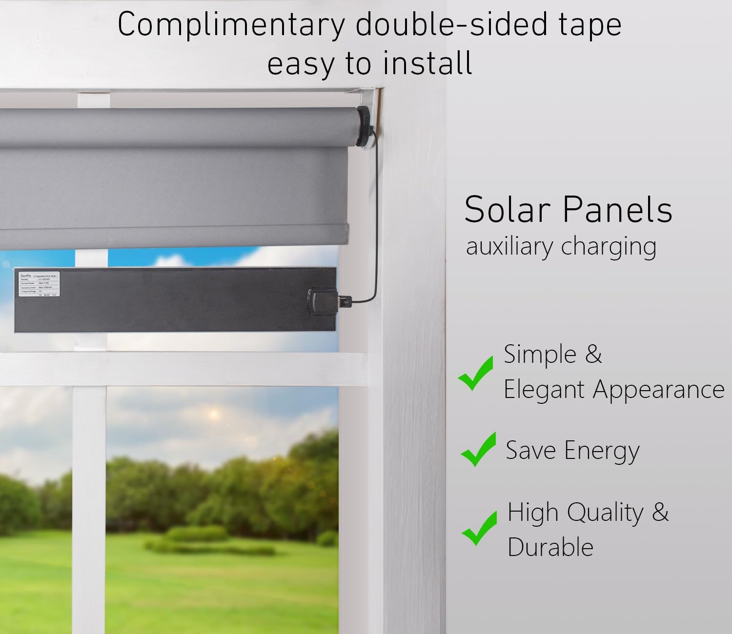 Small Solar Panels – 5V/5W Solar Panel USB Charger Built-in Voltage Stabiliza…