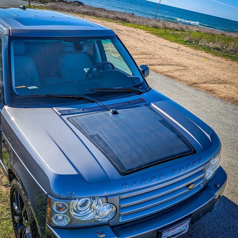 Keep Best Lensun 100W 12V Hood/Bonnet Flexible Solar Panel for Ranger Rover L322