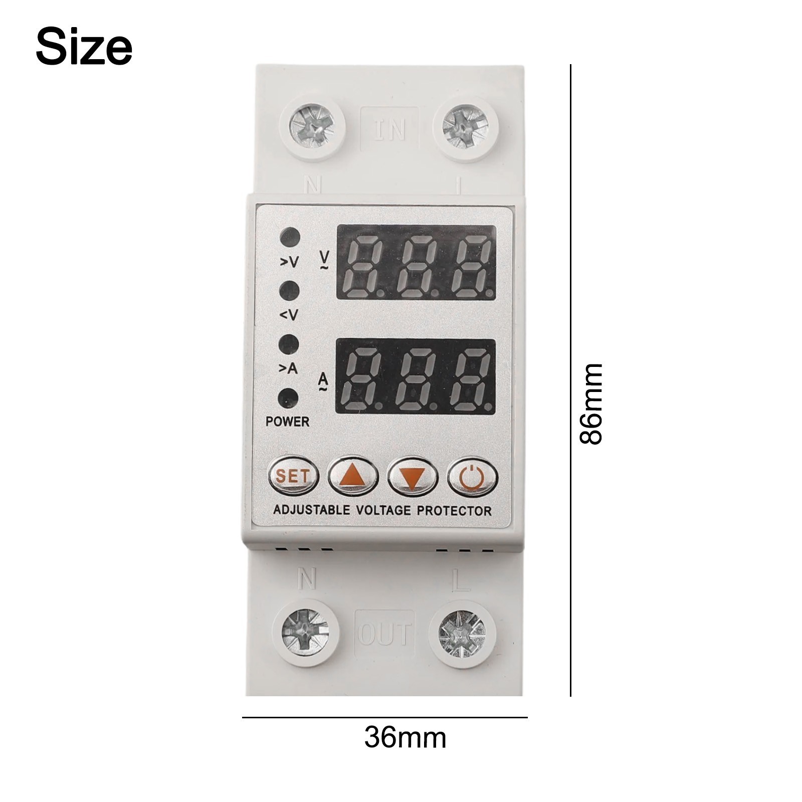 Easy Install Rail Type Overvoltage and Undervoltage Protection Solution