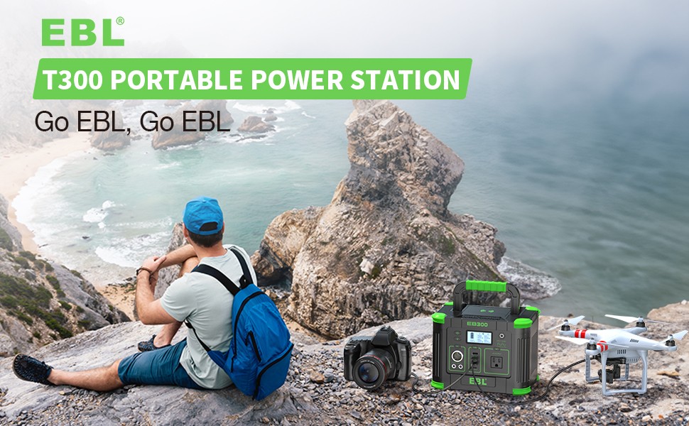 NEW 330W Li-ion Battery Portable Power Station for Outdoor Camping Power Supply