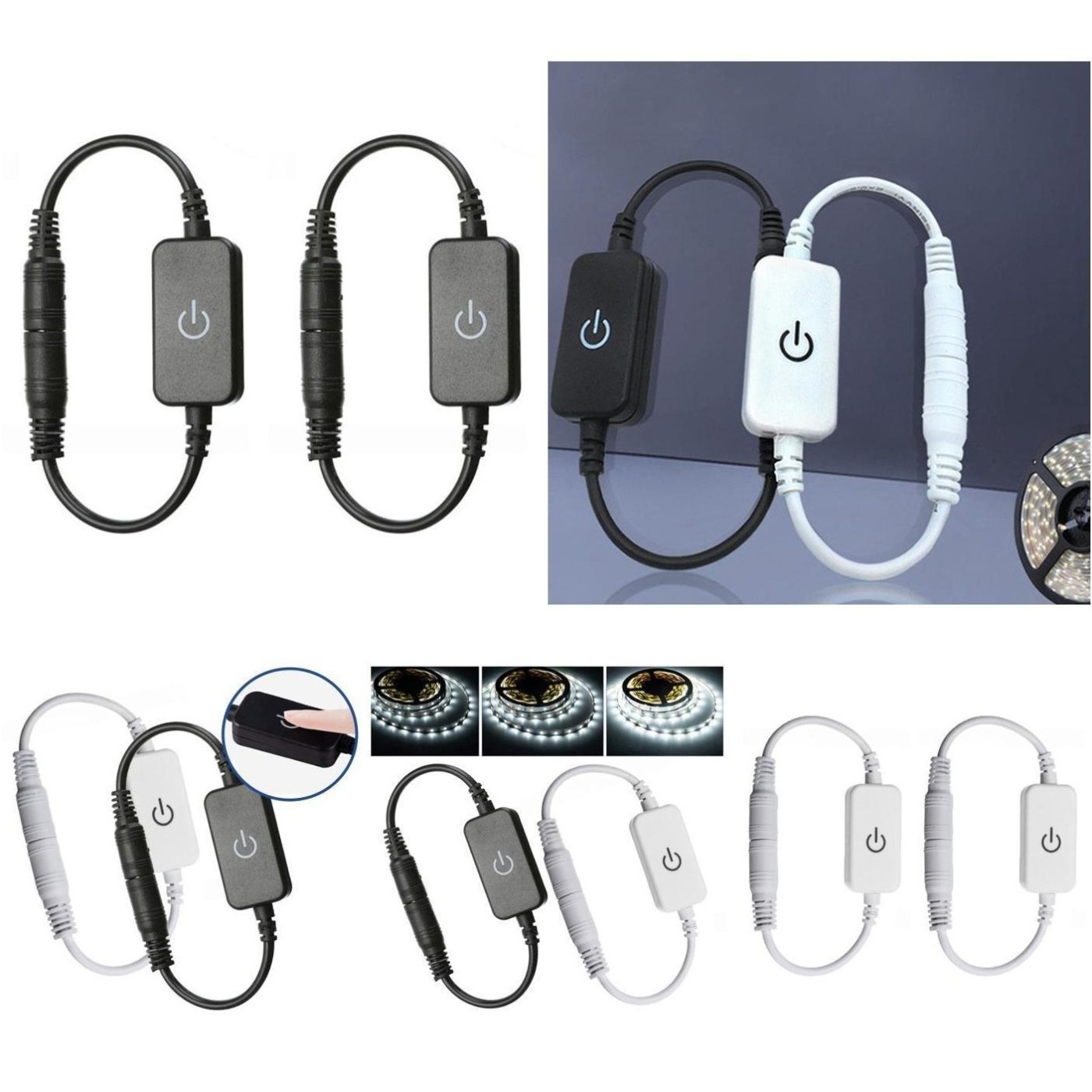 Sleek and Modern Adjustable Brightness Control for Your LED Lighting Pair