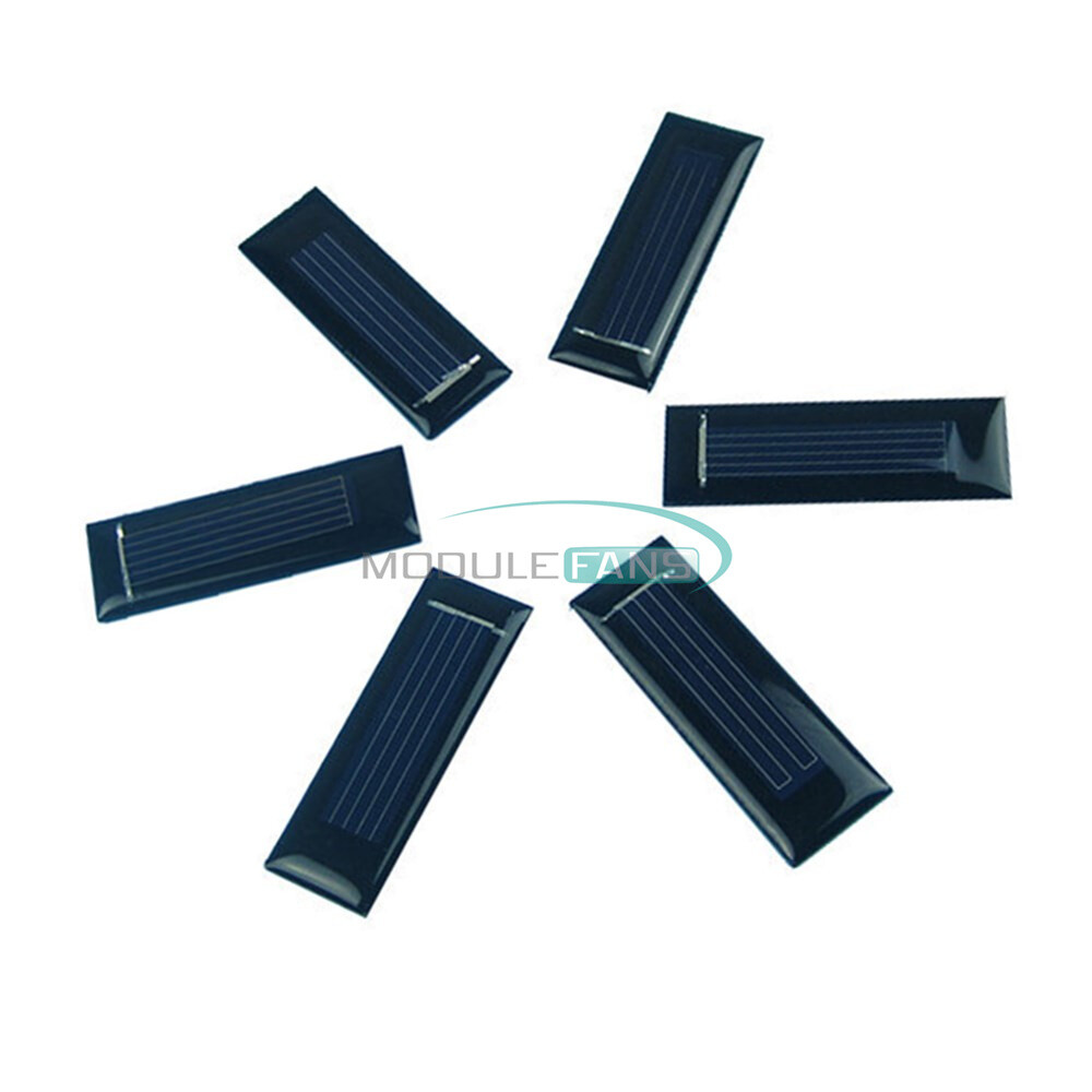 10pcs Mini Solar Panel Solar Cells Photovoltaic Panels 0.5V 100mA 0.05W