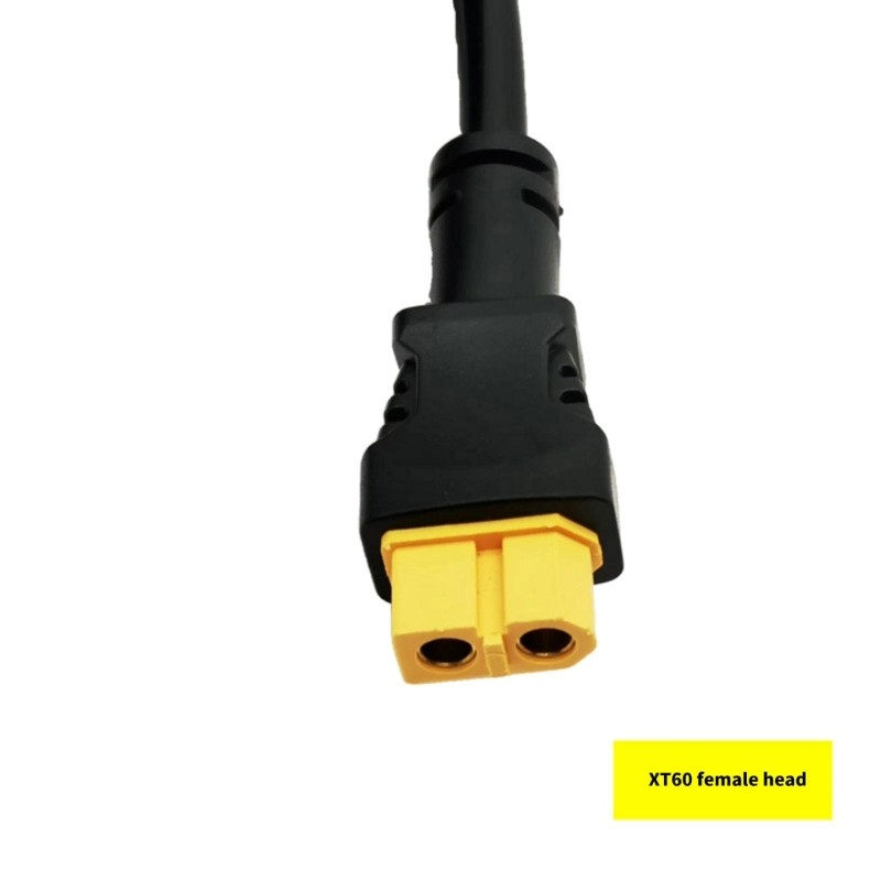 XT60 Female to Cigarettes Lighters Male Adapter Cable 16AWG for Solar Panel