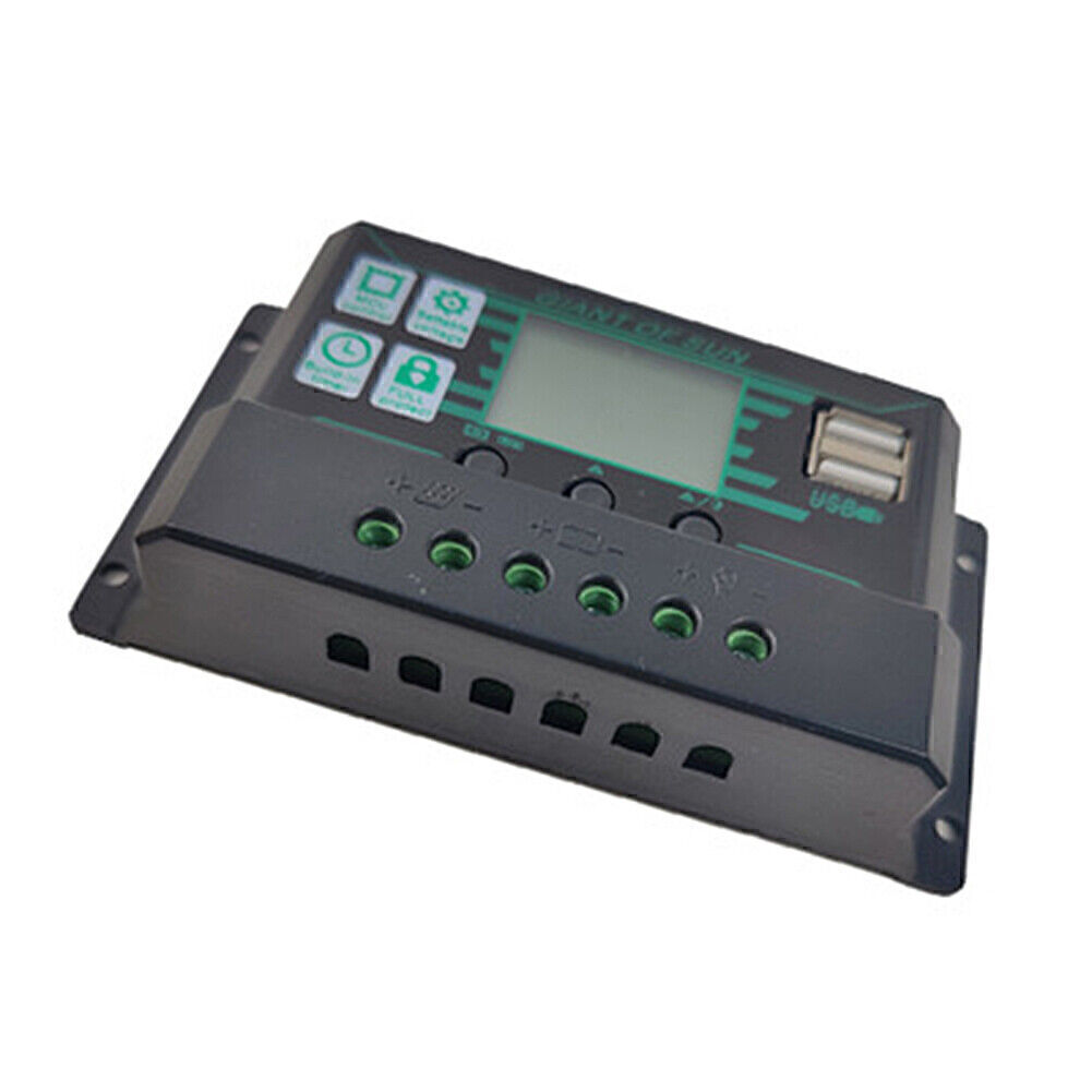 10A-100A MPPT Solar Panel Regulator Charge Controller 12/24V Focus Tracking UK