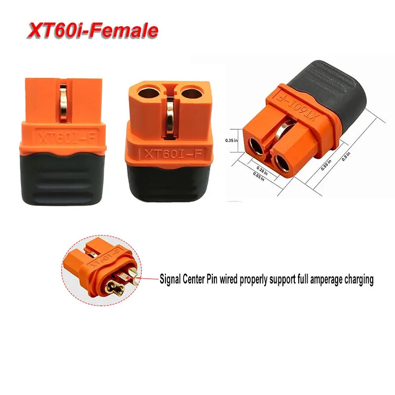 12 AWG Solar to Xt60I Cable 1M~10M (3.2Ft~32.8Ft) Solar Connector to Xt60IF Adap