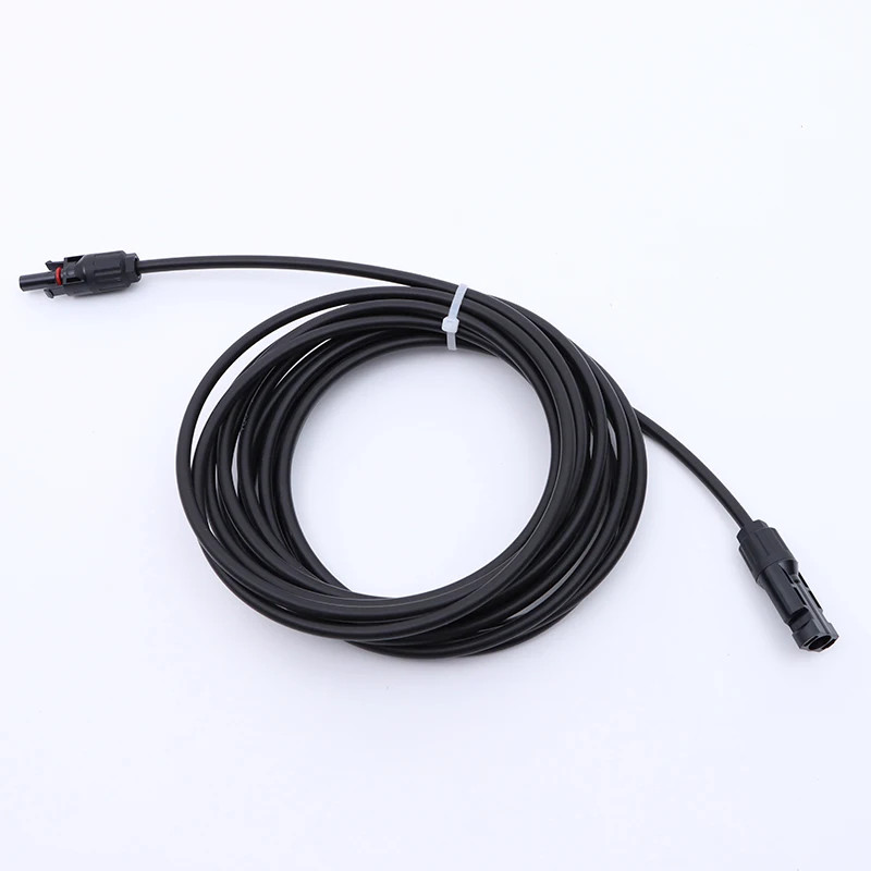 Double Ends Solar Extension Cable with Connector 1-10 Meter 4Mm2/6Mm2 1000V/1500