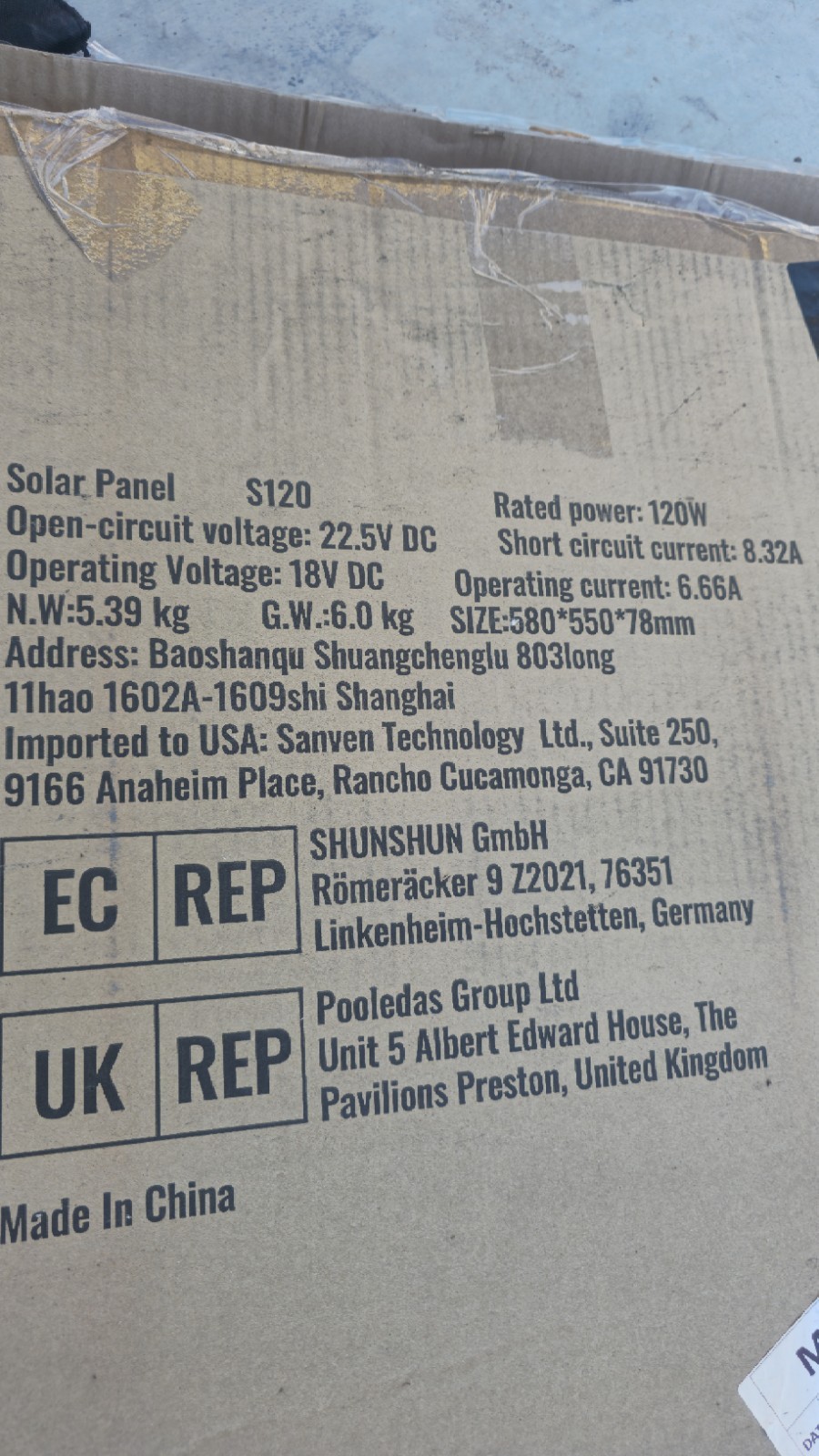 Vevor 120W Portable Foldable Solar Panel Waterproof ETFE Charger