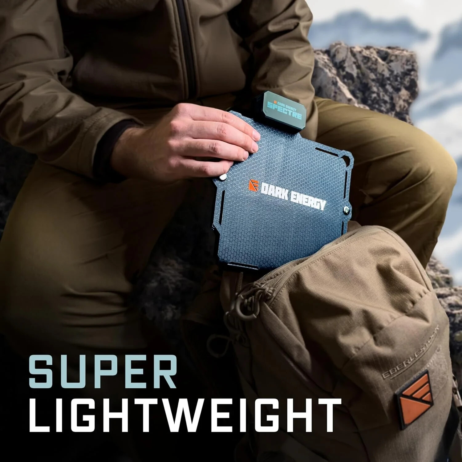 Dark Energy Spectre 8W Portable Solar Panel | Charges USB-C and USB-A Devices