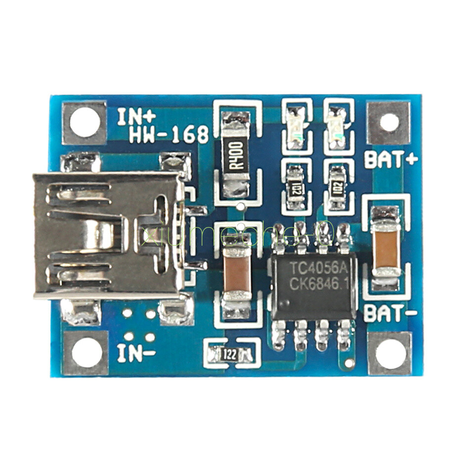 2PCS 5V Mini USB 1A Lithium Battery Charging Board Charger Module IN 4.5V-5.5v