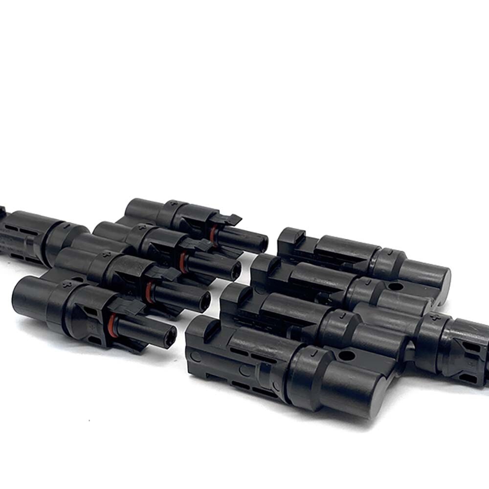 Solar Panel Y / T Branch Cable Connection Waterproof Adapter Connector Extension