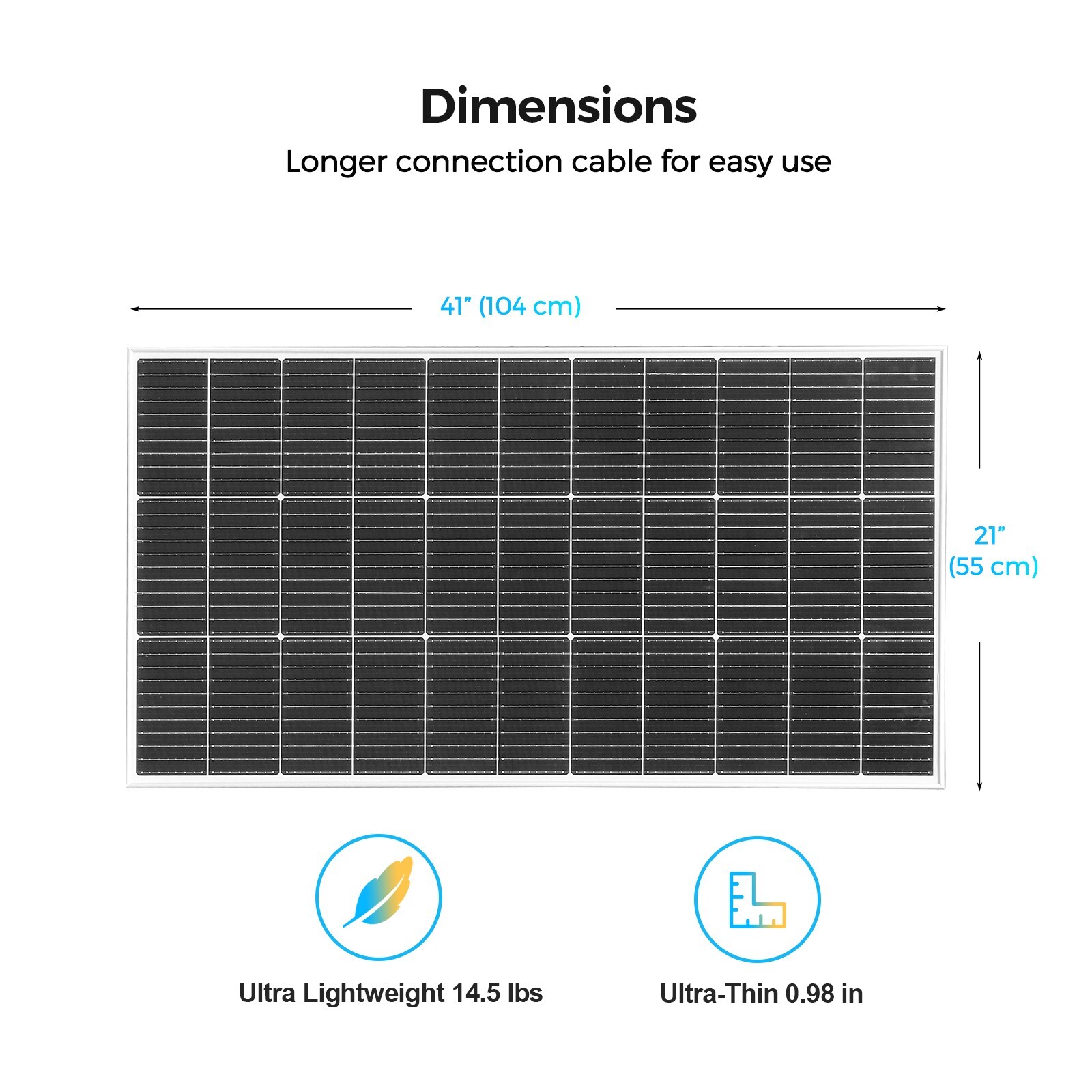 120W Glass Solar Panel Monocrystalline Photovoltaic for RV Camping Boat Outdoor