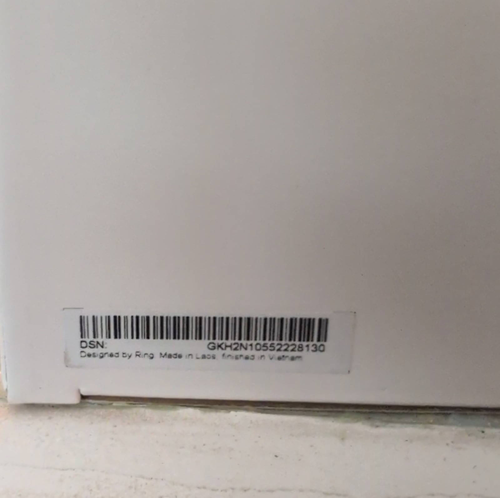 Ring Solar Panel Rechargeable Power Black GKH2N10552228130