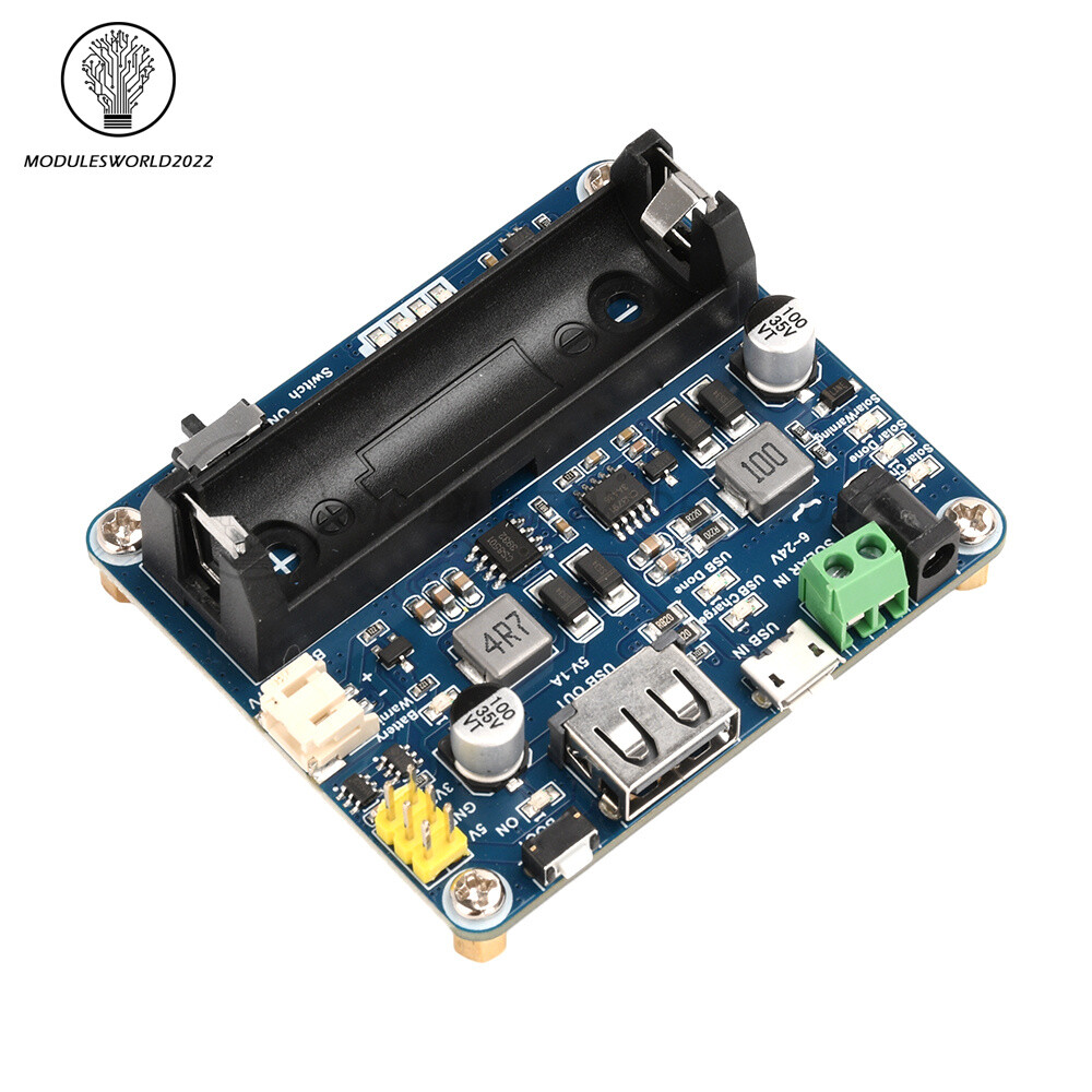 Power Manager Module for 6V~24V Solar Panel Support MPPT USB Battery Charging