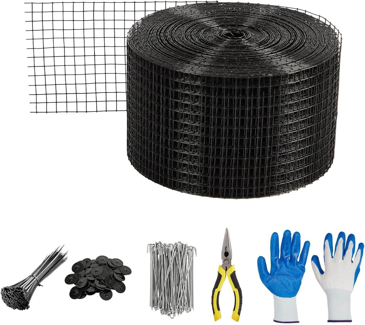 6in x 50/100/120ft Solar Panel Bird Guard Critter Guard Roll Kit Tire Wires