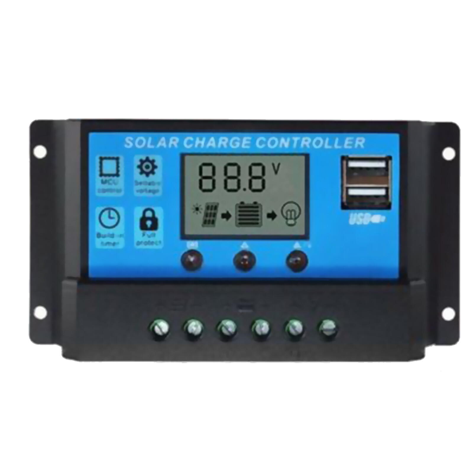 300 Watts Solar Panel Kit 100A 12V Battery Charger With Controller Caravan Boat