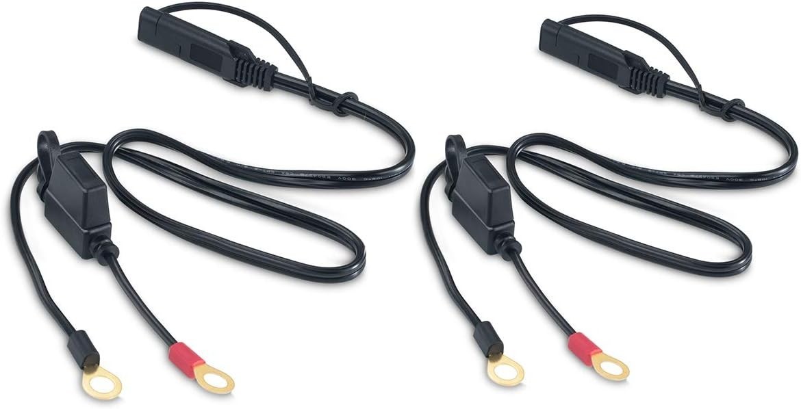 Essential SAE Quick Disconnect Solar Cable Adapter for Motorcycles & Cars – 2Pcs