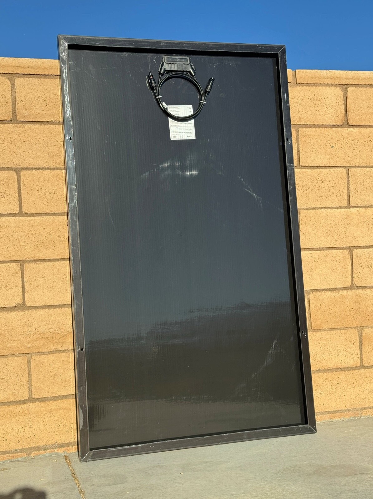 200 Watt Mono Blackout 24V Solar Panel 32″x54.4″, 36 Vmpp 39 Voc, 5.5A Isc