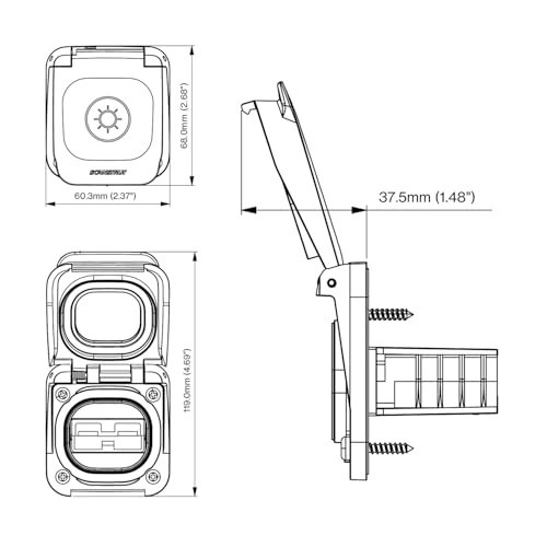 50A Anderson Solar Connection Kit – Ventura Series, Waterproof, Easy Install