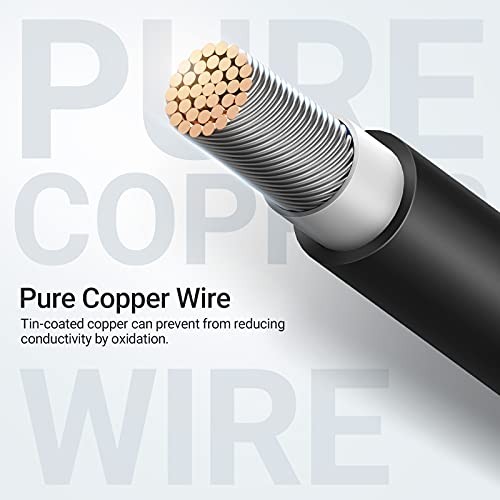 BougeRV 6Feet 14AWG Solar Connector to DC 8mm Adapter Cable with DC 5.5×2.5mm