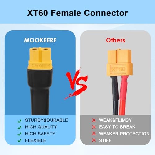 Solar to XT60 Cable 10AWG Adapter Cable for 6FT Solar