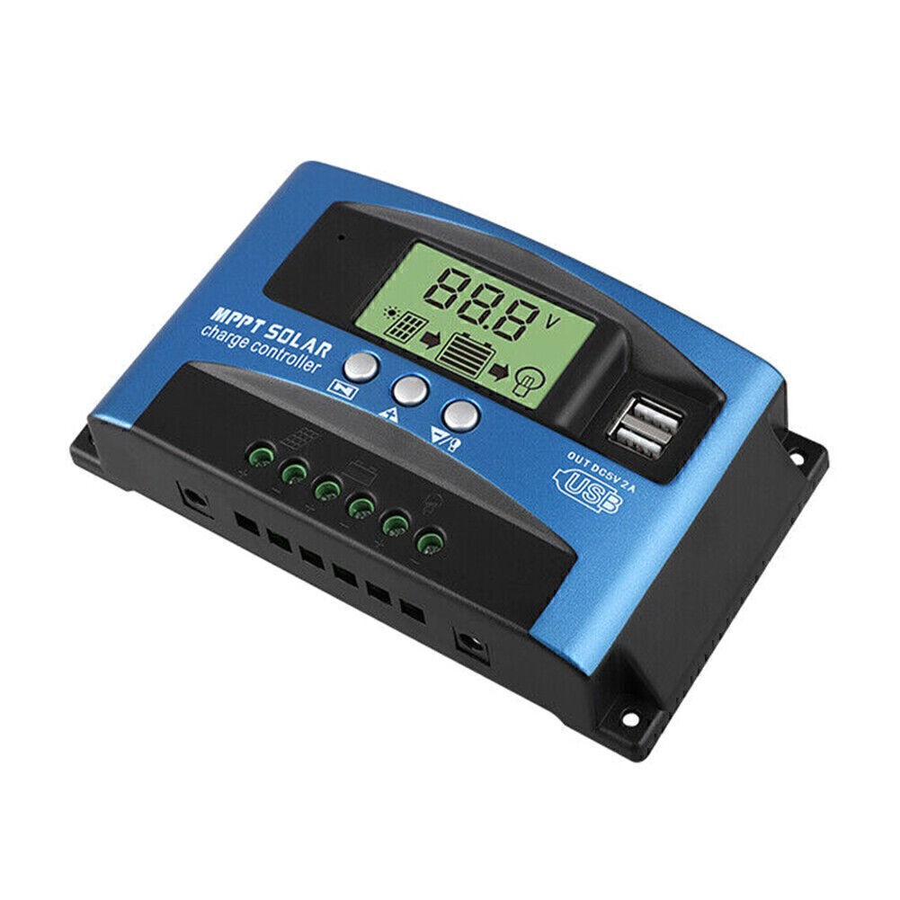 30A-100A MPPT Solar Panel Regulator Charge Controller 12V/24V Focus Tracking New