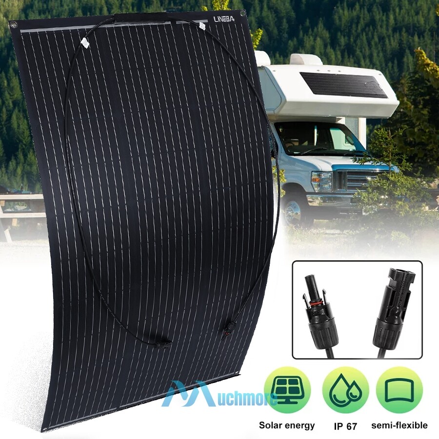500W Watts Solar Panel Kit 100A 12V Battery Charger with Controller Caravan Boat
