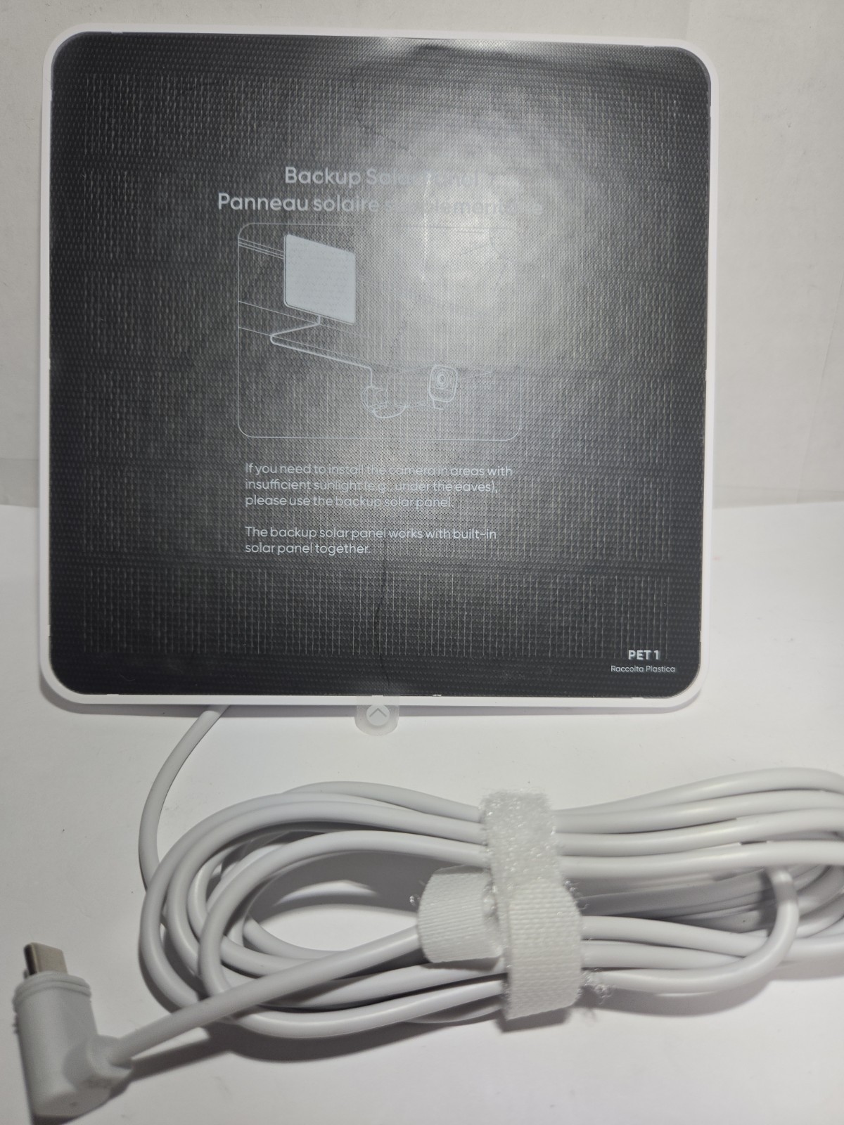 Eufy Solar Panel (3W) T8705 USB-C Weatherproof For All Eufy Outdoor Cameras New