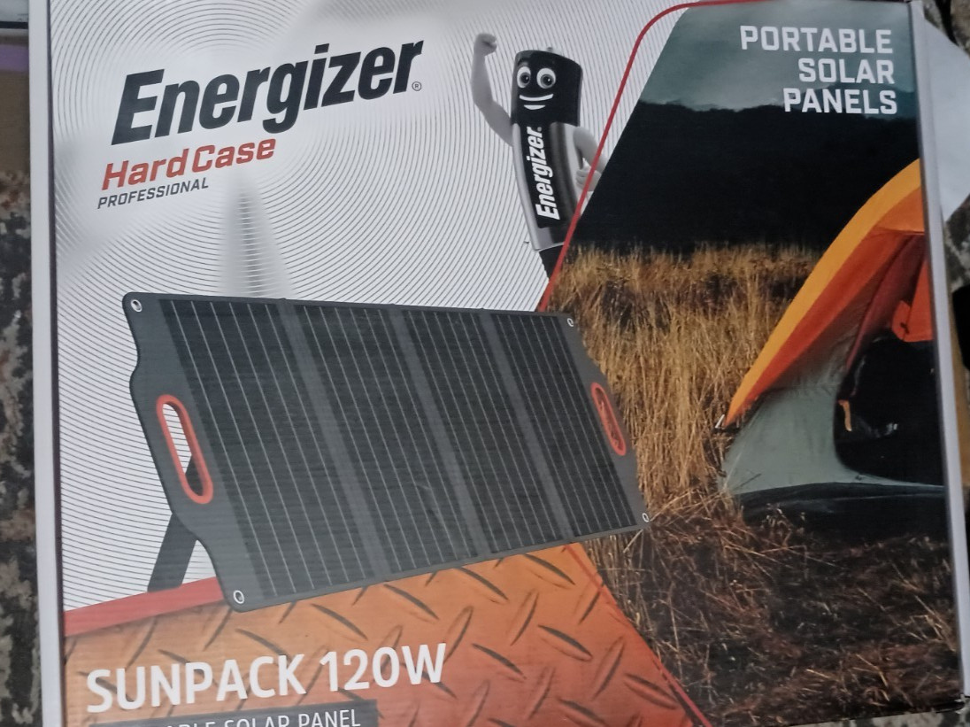 Energizer Hard Case Professional Sunpack Solar Panels 120w