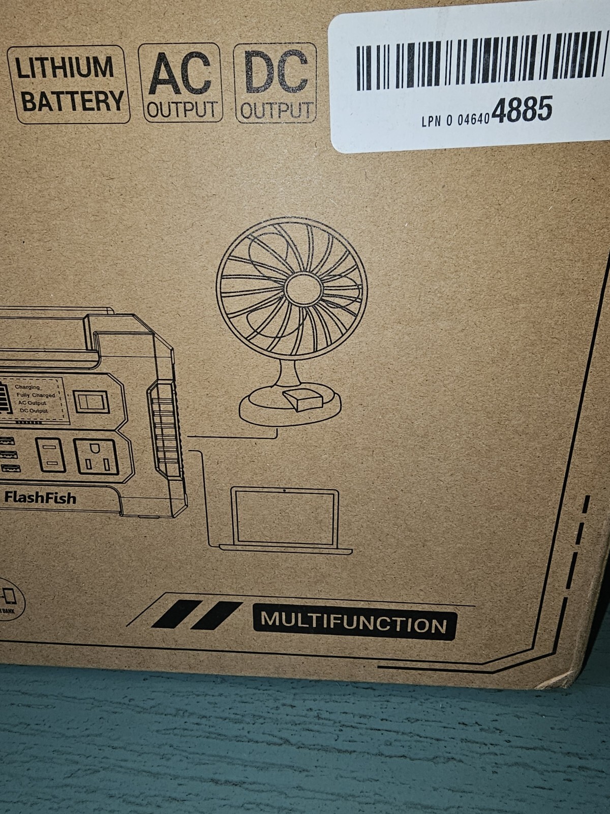 Flashfish E200 Portable Solar Generator-Brand New In Box