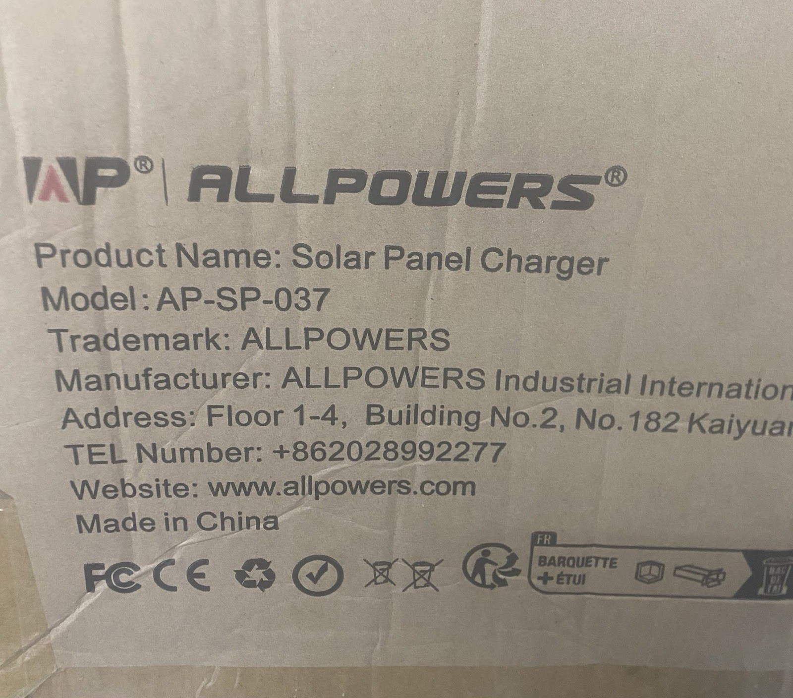 ALLPOWERS SP037 400W Portable Solar Panel Waterproof IP67 Foldable Solar Pane…