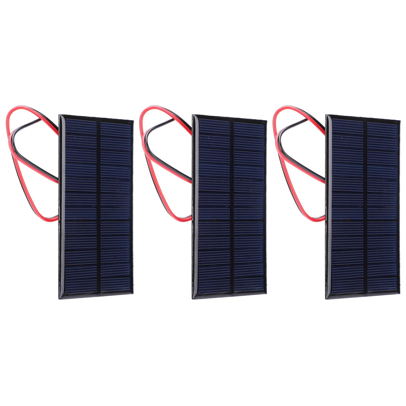 3pcs DC 6V 1W Solar Panel Cell Power Module Polycrystalline Silicon Solar Pa CET